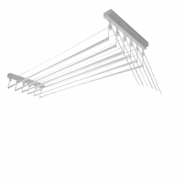 Varal Individual de Teto - PRETO
